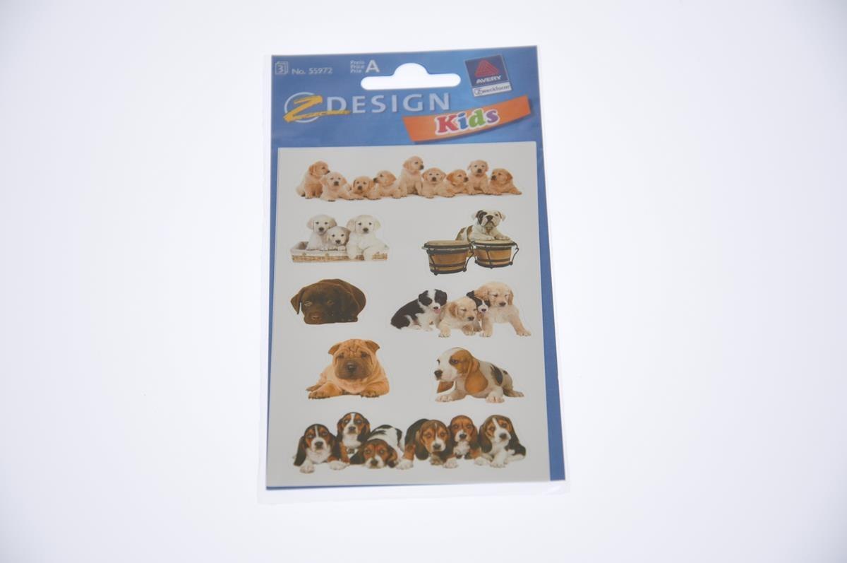 STICKERS 8X16 CM DOGS ZWECKFORM 55972